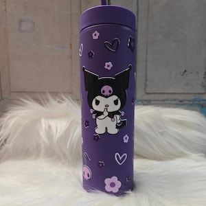 Kumori Plastic Tumbler | 16oz Tumbler | Cute Cup Tumbler with Lid | Tumbler with Straw | Iced Coffee Cup