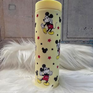 Mickey Mouse Plastic Tumbler | 16oz Tumbler | Cute Cup Tumbler with Lid | Tumbler with Straw | Iced Coffee Cup