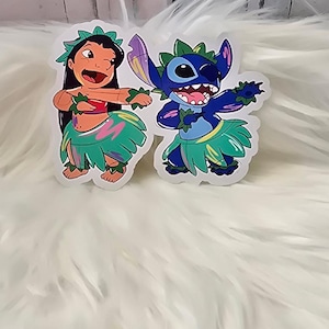 Lilo and Stitch | Water Bottle Sticker | Colorful Sticker | Waterproof Sticker | Trendy Sticker