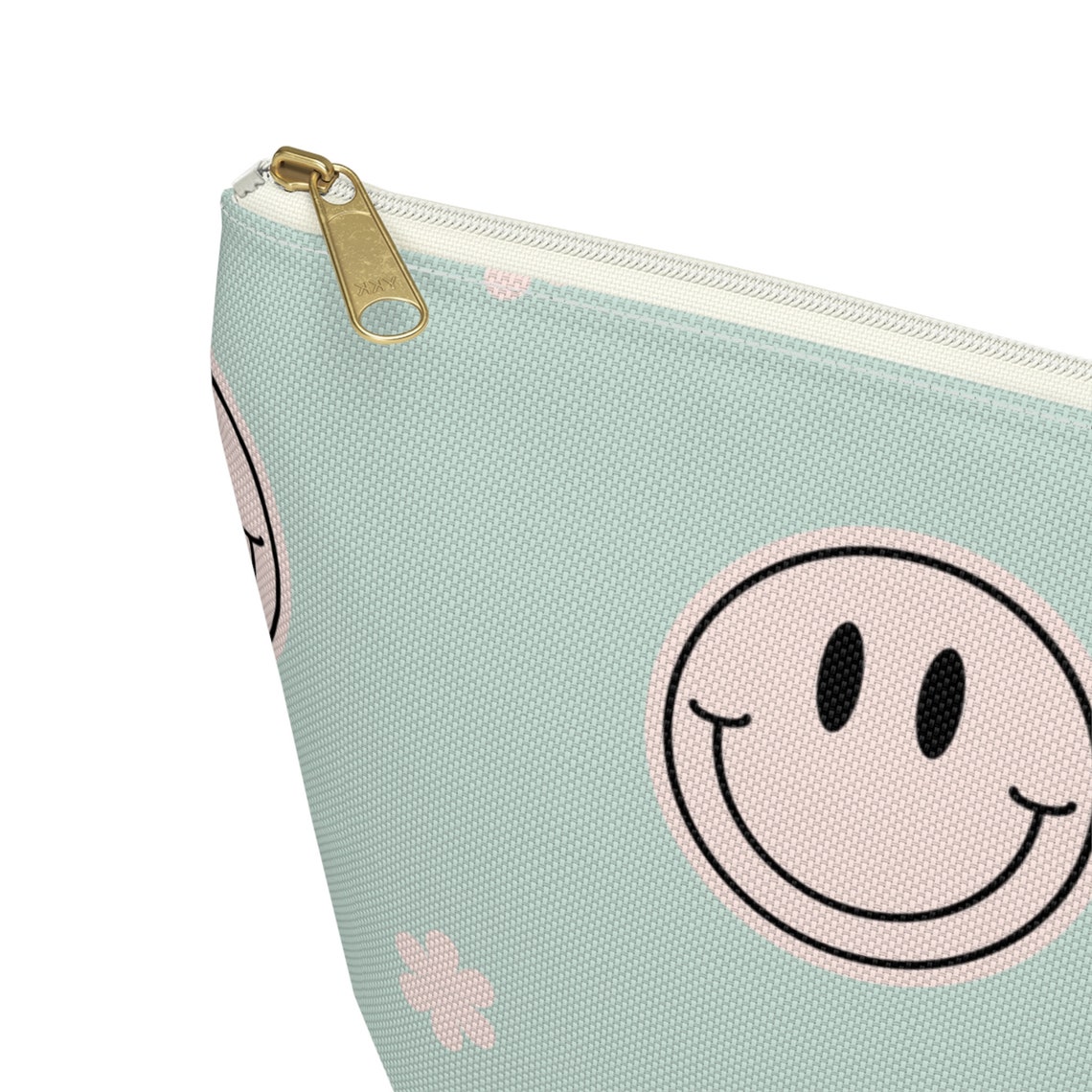 Groovy Boho Smiley Face Makeup Bag Travel Cosmetic Bag Etsy