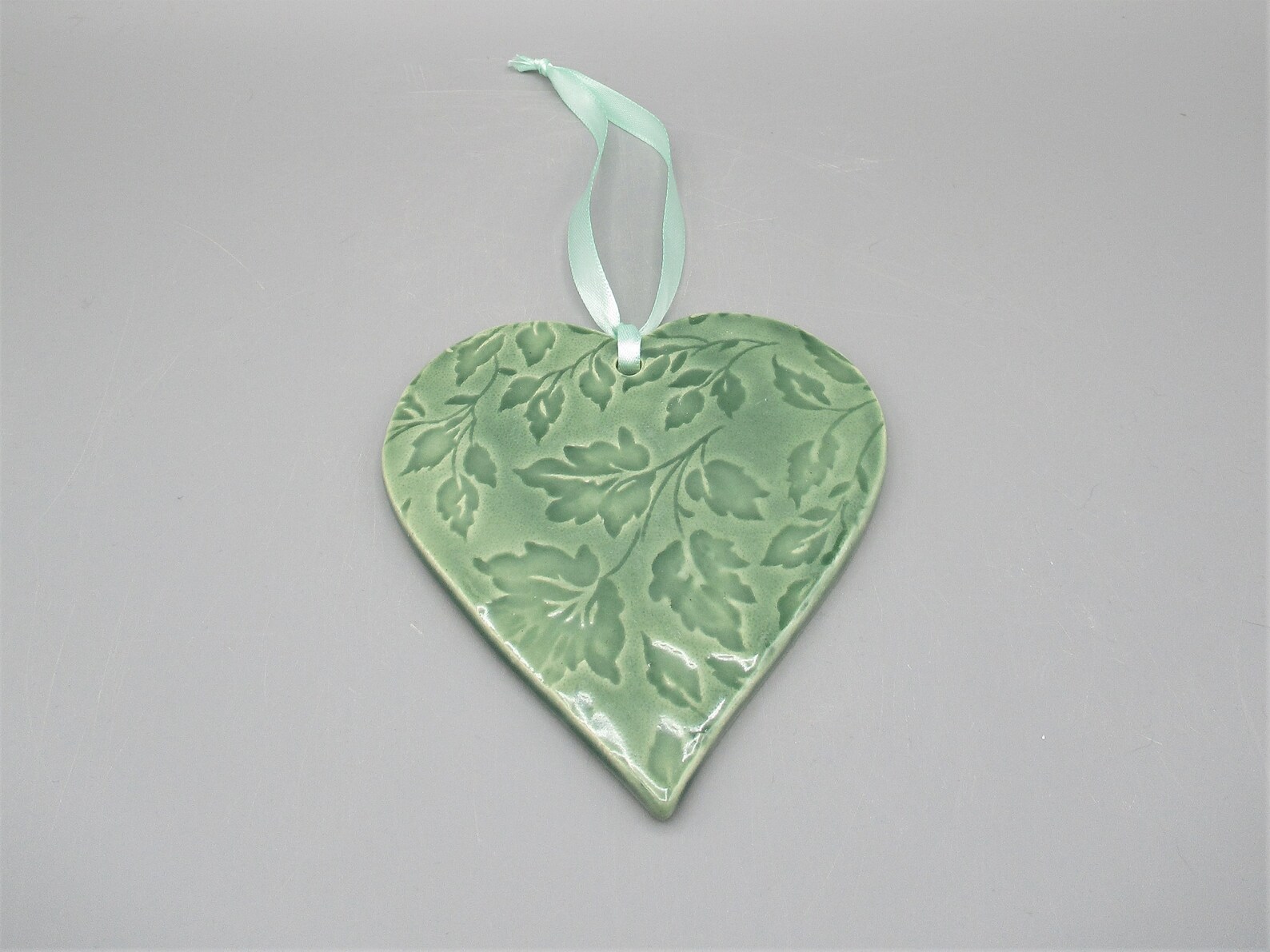 Handmade Large Ceramic Heart Decoration by Kingates Pottery on Etsy