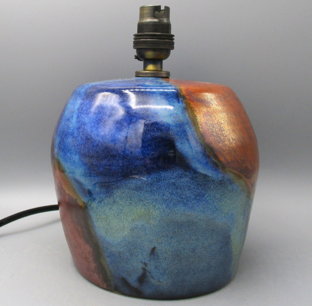 Handmade Ceramic Table Lamp, by Kingates Pottery on the Isle of Wight