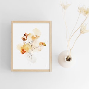 Korean painting, Flower, Botanical, Korean Art,Asian Art,Asian art print,Asian art poster,Korean art print,Korean art poster,Korean culture