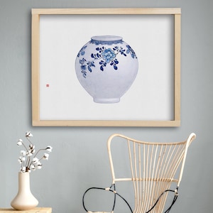 Korean painting, Korean Poster, Wall Decor living room, Korea Wall Art, Oriental Art, Auspicious Sign, ceramics, Korean Art, Korean ceramic