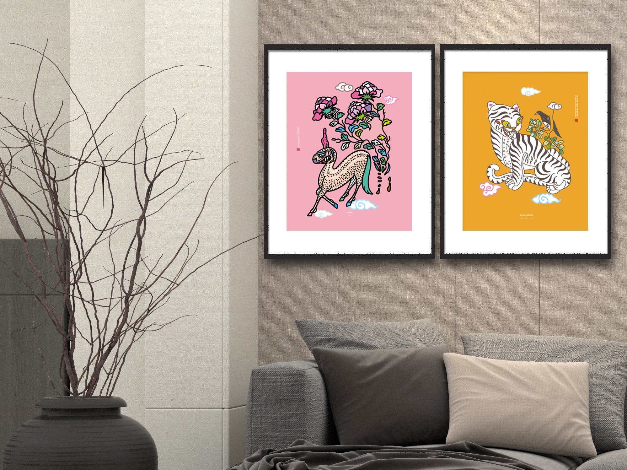 Korean poster Korean Art Korean Wall Art Asia Art Korean | Etsy