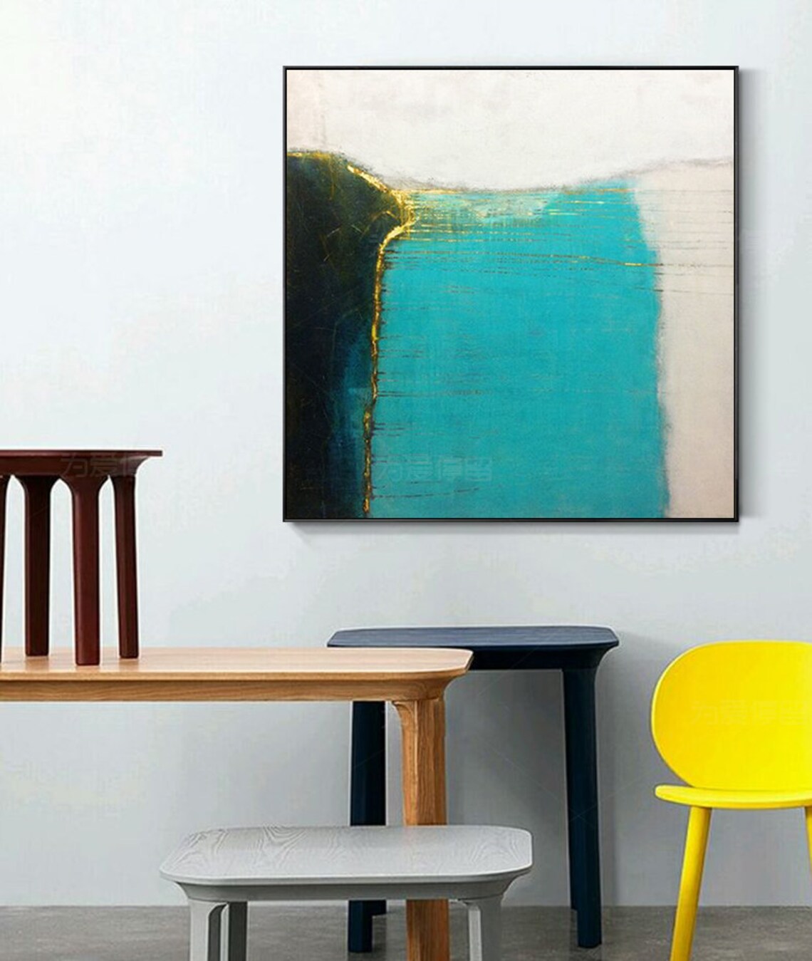 Large Abstract Painting Wall Art Oil Painting Original Artwork Etsy