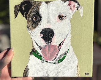Huisdierportret - Acrylverfschilderij