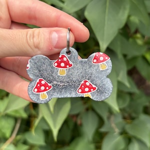Mushroom Dog Tag