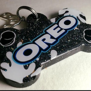 Cookie Resin Dog Tag