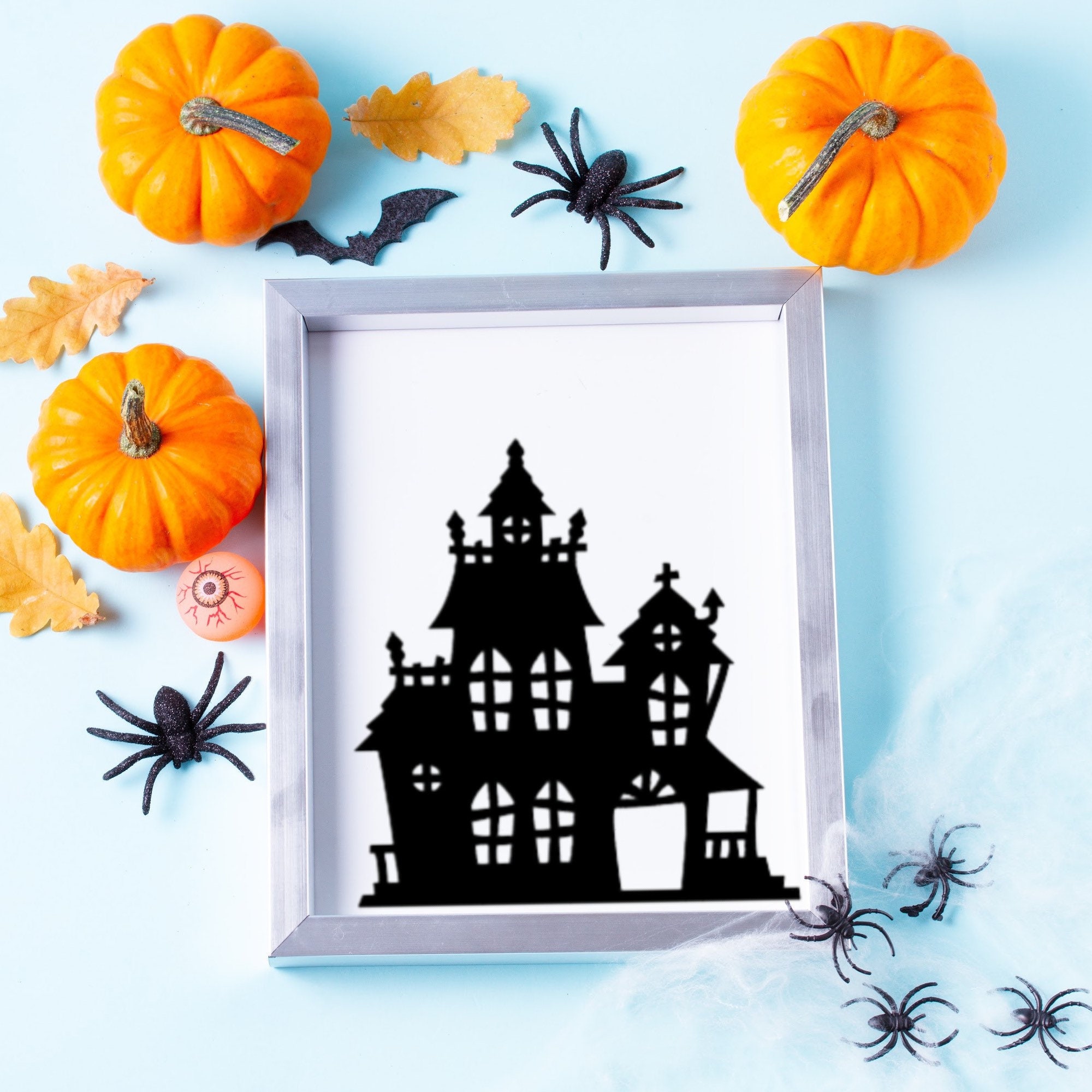Hoonar Room Sticker Haunted House Stickers, Halloween Stickers, Set of Five Halloween ...
