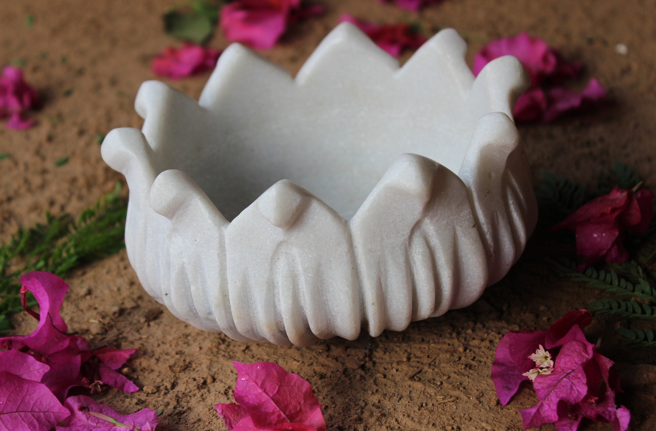 Decorative Marble Bowl Flower Bowl Hand Carved Marble Bowl Etsy