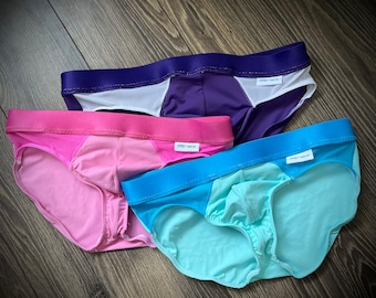 Color briefs - Hip Briefs-  Men Underwear