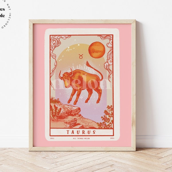 Horoscope Print Etsy