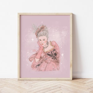 OZTERN Marie Antoinette Poster Movie Alternative Minimalist Posters (5)  Canvas Painting Wall Art Poster for Bedroom Living Room Decor
