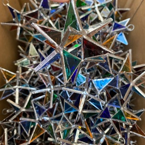 30-Pack Multicolor Stained Glass Star