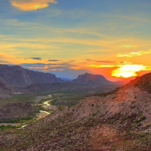 The Road to Presidio Photography Print, Texas Landscape (Digital Download)