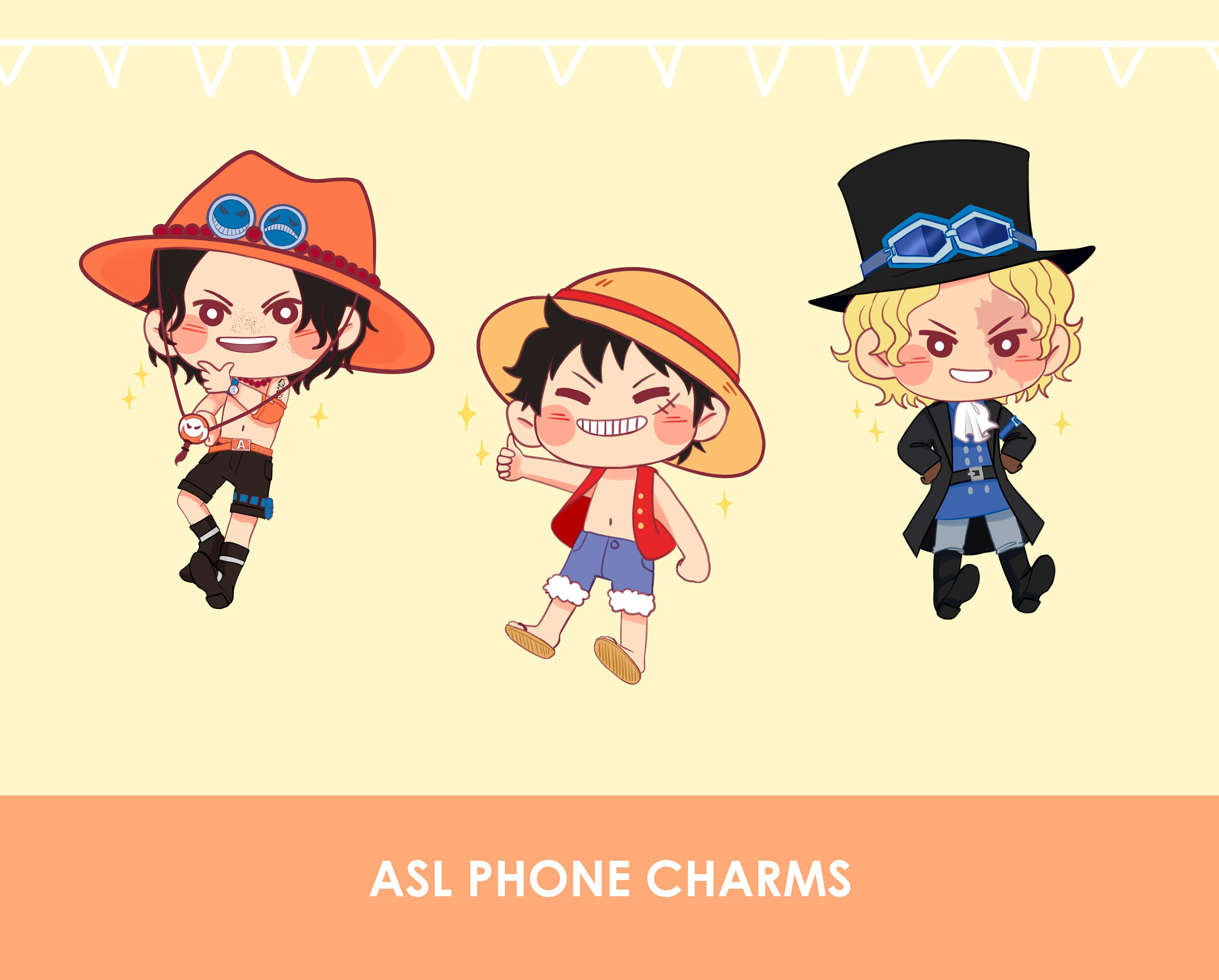 One Piece - ASL(Ace,Sabo,Luffy) 20cm