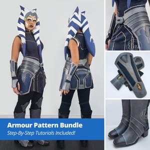 Ahsoka S7 Inspired Templates & Tutorials | ARMOUR BUNDLE!