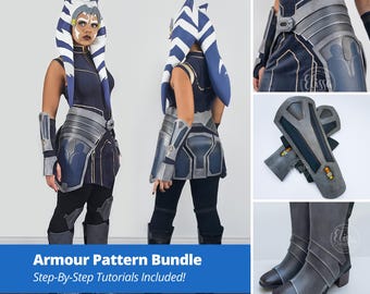 Ahsoka S7 Inspired Templates & Tutorials | ARMOUR BUNDLE!