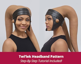 Twi'lek Headband Digital Templates & Tutorial