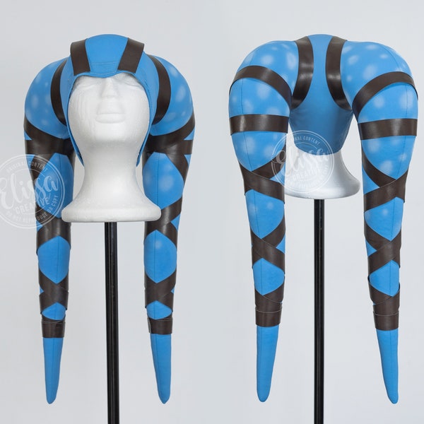 Aayla Secura Inspired Lekku Patterns & Step-by-Step Tutorial