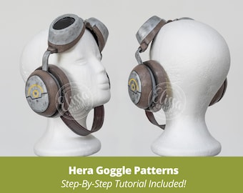 Hera Syndulla Inspired Digital Goggle Templates & Tutorial