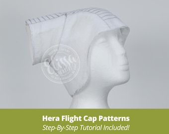 Hera Syndulla Inspired Digital Flight Cap Patterns & Tutorial