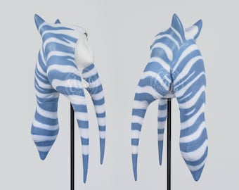 Ahsoka Live Action Inspired Digital Lekku Templates | Includes Exclusive Step-by-Step Video Tutorial
