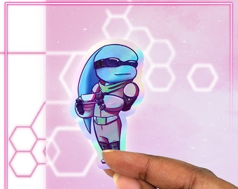 Alien Danny Sticker | Holographic