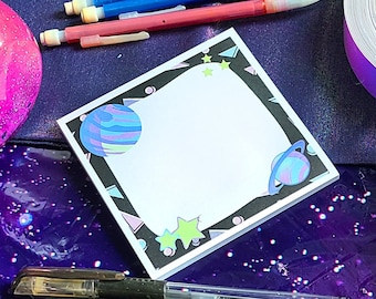 CLEARANCE | 80s Space Sticky Pad | Read Description!