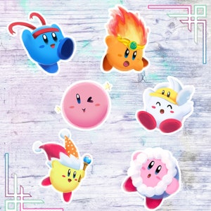 Kirby Hat Stickers Soild & Clear Vinyl image 2