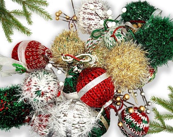 Knitted Christmas Ornaments