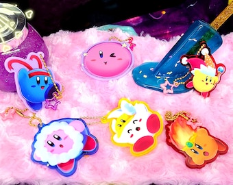 Kirby Hut Anhänger | Eingefärbtes Acryl