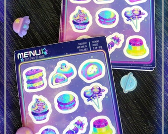 Sweets Menu - Sticker Sheet