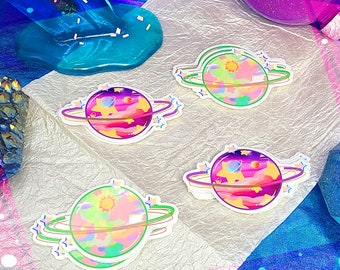 Starry Planet Sticker
