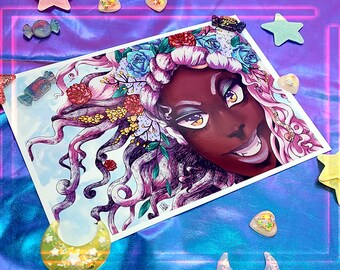 Mermaid Hair | Print 5"x7"| Wall Art
