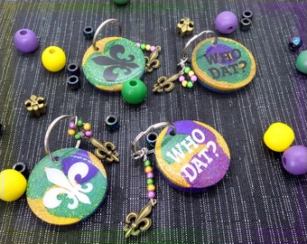 Mardi Gras Key Chain