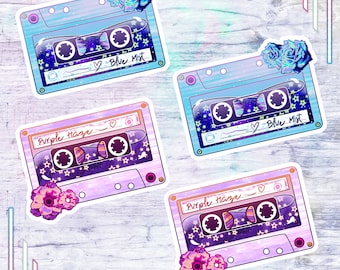 Vaporwave Cassette Sticker