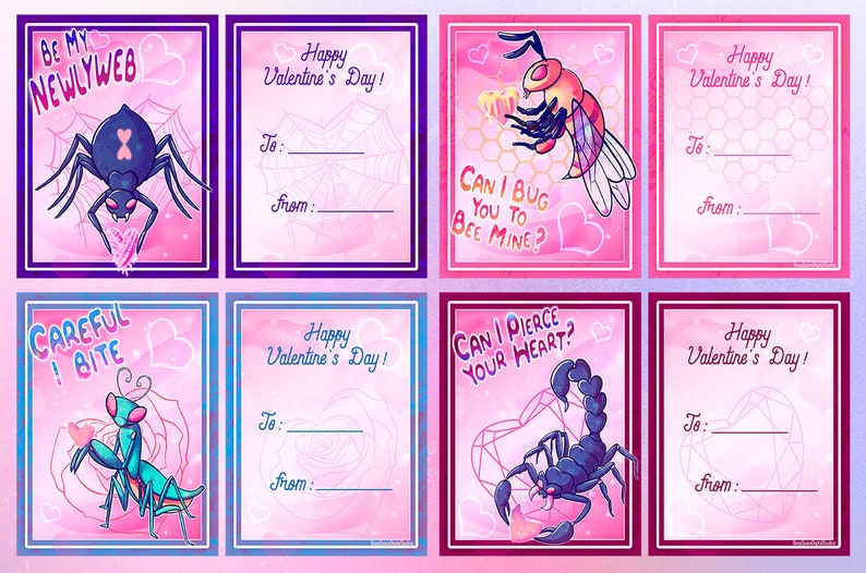 Mate Munchers Valentine's Day Cards image 1