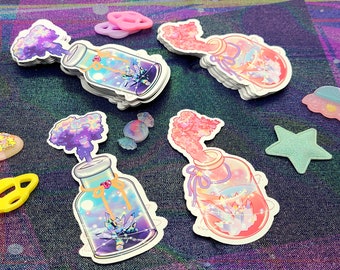 Crystal Jar Sticker - Clear