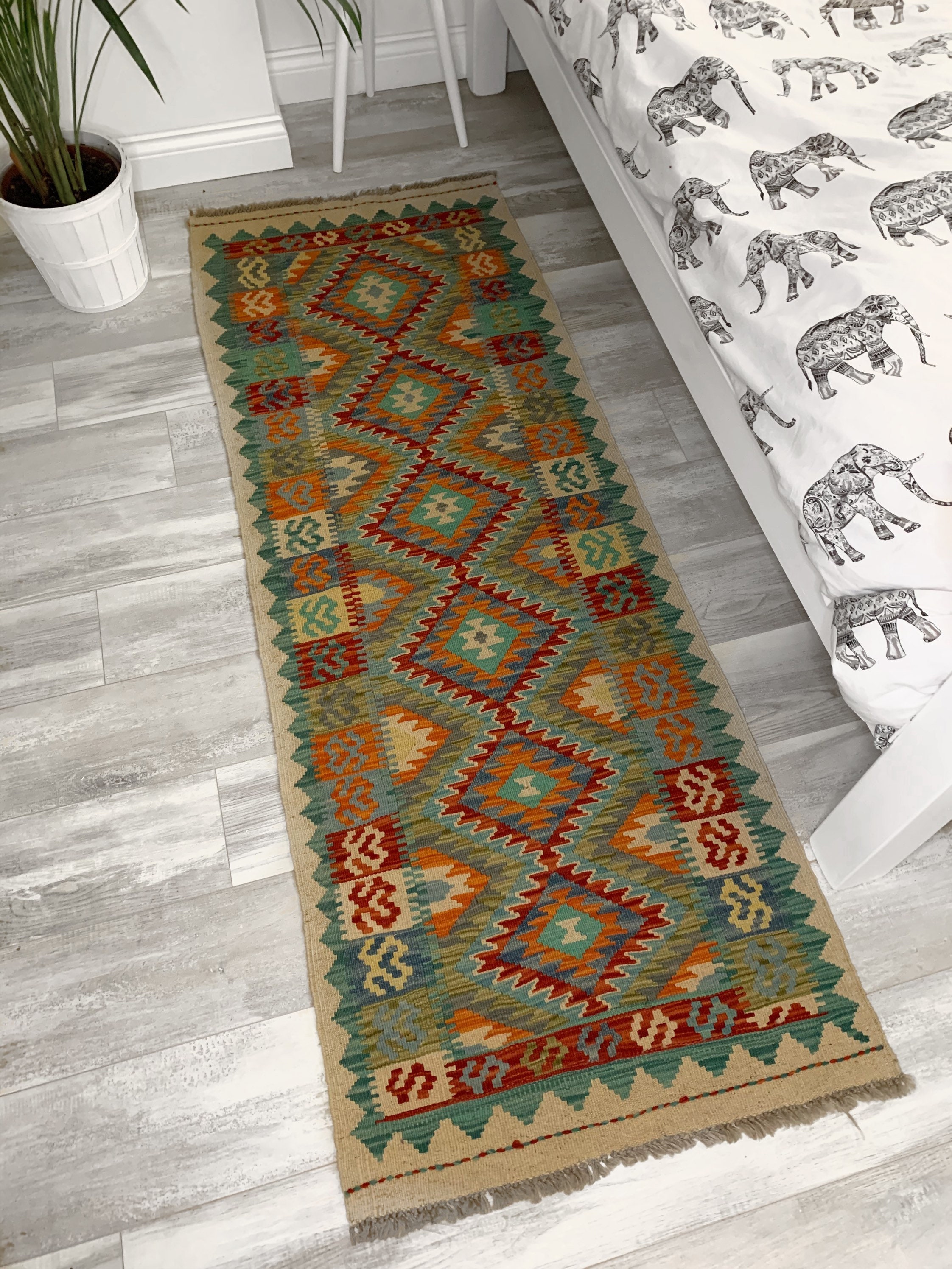 Handmade Kilim Wool Rug Runner Hallway Entryway Living Room Etsy