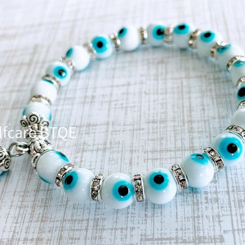 Evil Eye Bracelet Mal De Ojo Malfortune Repellent Etsy