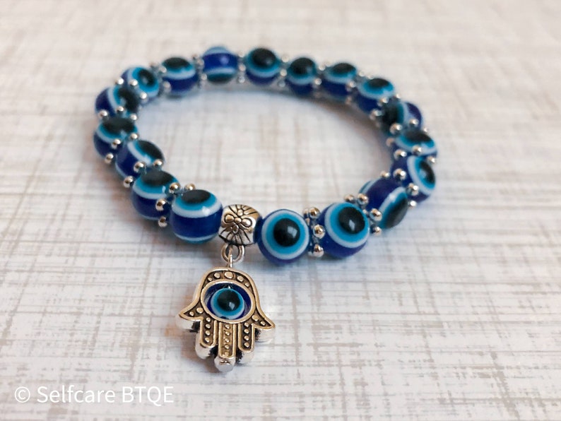 Evil Eye Bracelet Mal De Ojo Malfortune Repellent Etsy