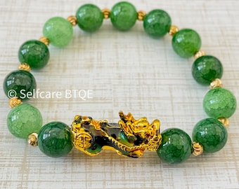 Real Natural Jade Jadeite Bracelet Beads Safety Button Coin Red Rope Knitted Real Natural Jade Jadeite Bracelet Beads Safety Button Coin Red Rope Knitted