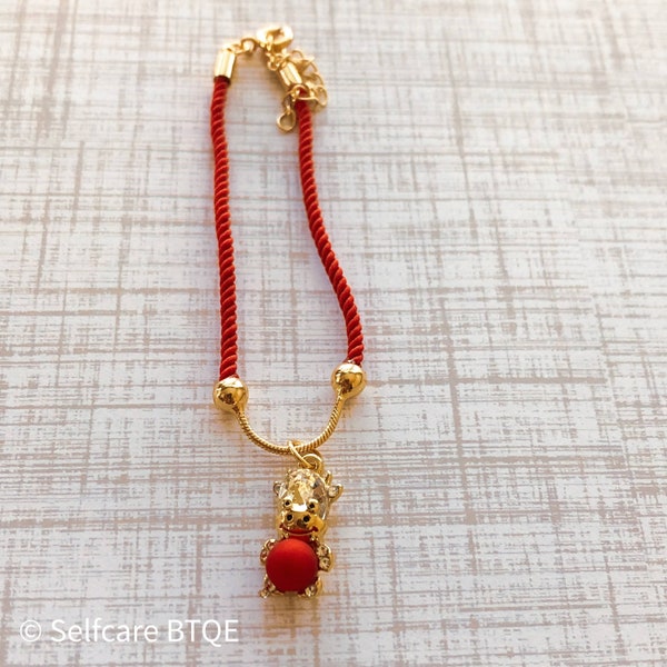 Year of the Ox Chinese Red String Bracelet