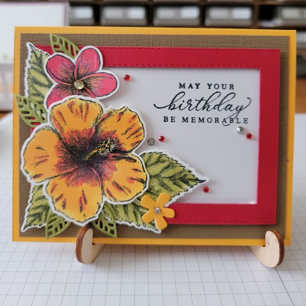 6 Stampin Up Tropical Cards