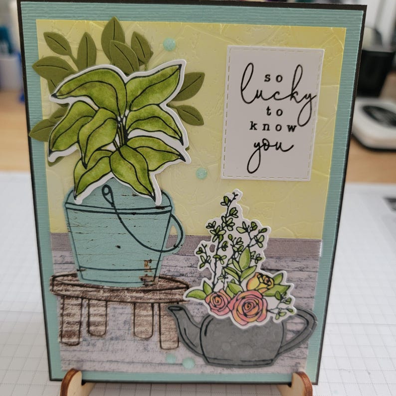 Stampin up so Lucky to Know You Cards - Etsy
