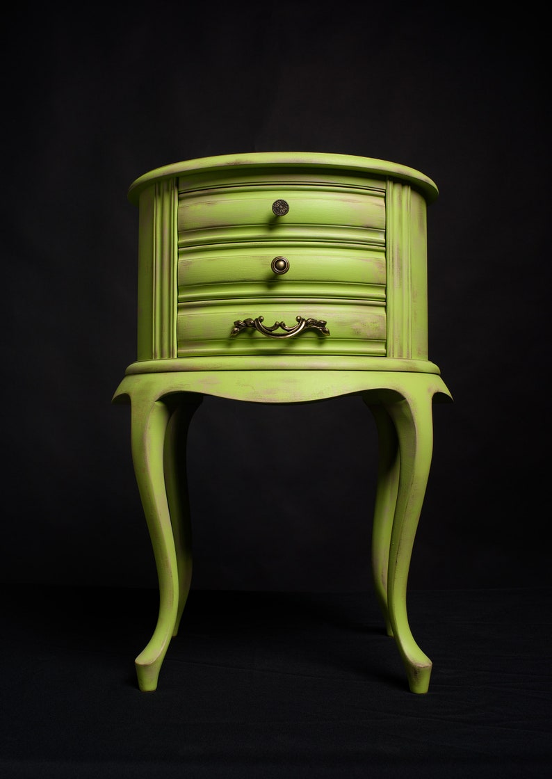 Vintage Style Wooden Bedside Table Nightstand Shabby Rustic Etsy