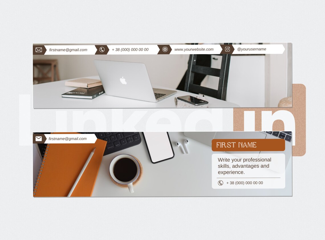 Custom Editable Banner Templates for Your Linkedin Profile Are ...