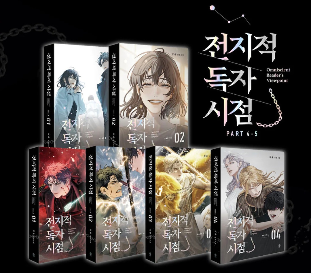 Omniscient Reader's Viewpoint Part1 1~8 set Korean Novel